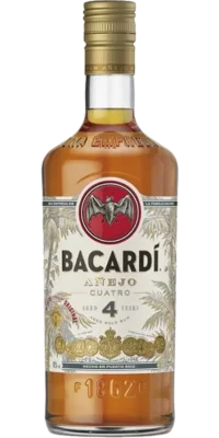 Garrafa de Rum Bacardí Añejo Cuatro 700ml