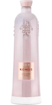 Garrafa de Cerâmica Tequila Komos Reposado Rosa 70cl