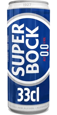 Cerveja Super Bock 0,0% Lata Sleek 0,33cl (24 Latas)