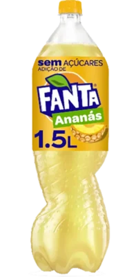 Refrigerante Fanta Ananas Sem Açúcar Pet 1,5L (8 Garrafas)