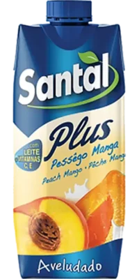 Refrigerante Santal Plus Pêssego e Manga 0,33cl (18 Unidades)